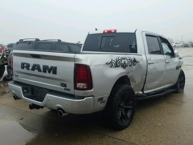 1C6RR6MT7HS651475 - 2017 RAM 1500 SPORT SILVER photo 4