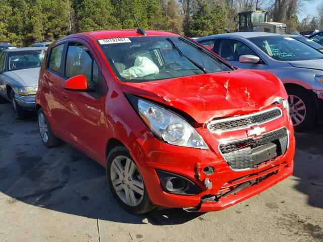 KL8CD6S93FC731344 - 2015 CHEVROLET SPARK 1LT RED photo 1