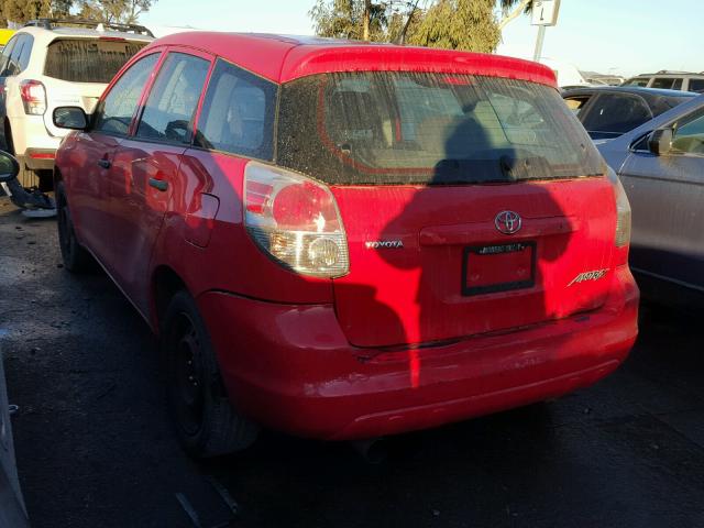 2T1KR32E76C568947 - 2006 TOYOTA COROLLA MA RED photo 3