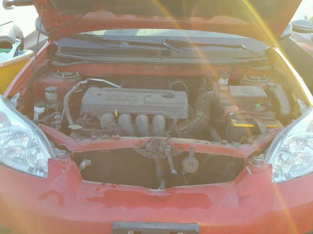 2T1KR32E76C568947 - 2006 TOYOTA COROLLA MA RED photo 7