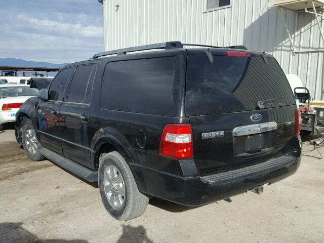 1FMFK15599LA03095 - 2009 FORD EXPEDITION BLACK photo 3