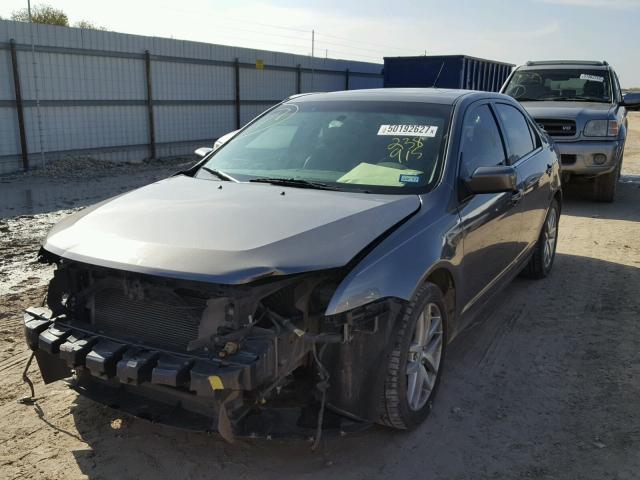 3FAHP0JG7AR238915 - 2010 FORD FUSION SEL GRAY photo 2