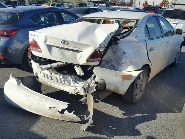 JTHBA30G555092624 - 2005 LEXUS ES 330 WHITE photo 4