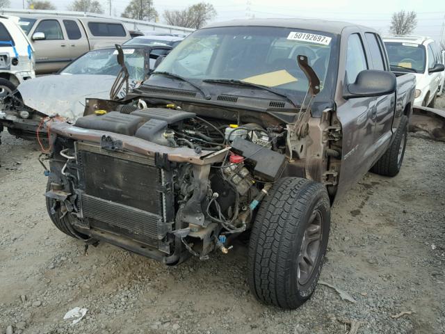 1B7GL2AN61S111430 - 2001 DODGE DAKOTA QUA TAN photo 2