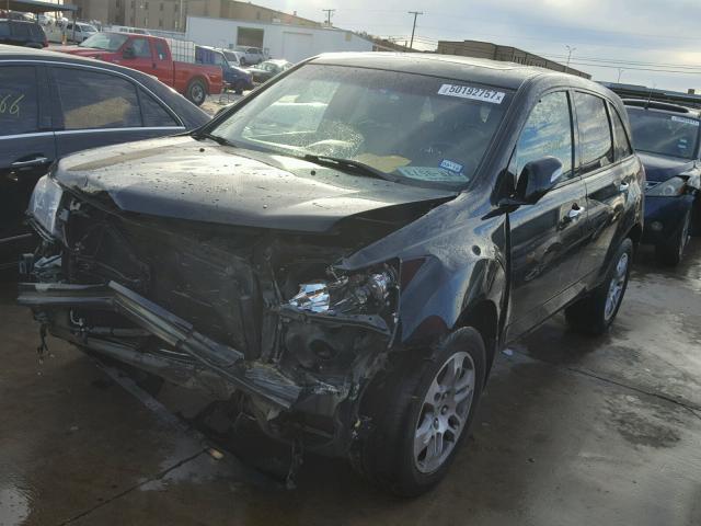 2HNYD28639H509093 - 2009 ACURA MDX TECHNO BLACK photo 2