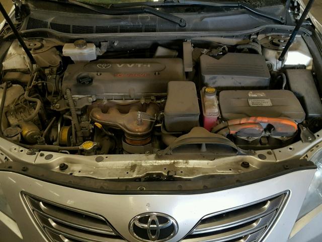 4T1BB46K29U083080 - 2009 TOYOTA CAMRY HYBR SILVER photo 7