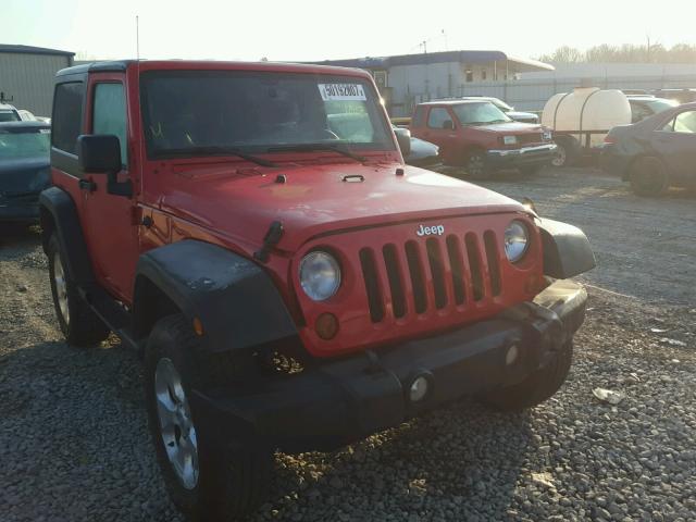 1C4AJWAG9DL699830 - 2013 JEEP WRANGLER S RED photo 1