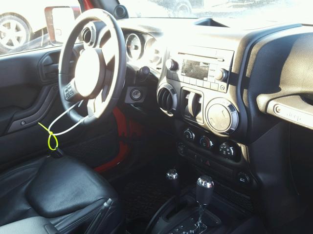 1C4AJWAG9DL699830 - 2013 JEEP WRANGLER S RED photo 9