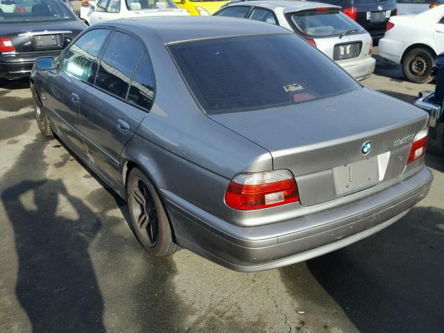 WBADN63492GN87763 - 2002 BMW 540 I AUTO CHARCOAL photo 3