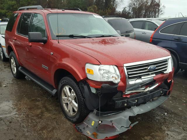 1FMEU63847UB65918 - 2007 FORD EXPLORER X BURGUNDY photo 1