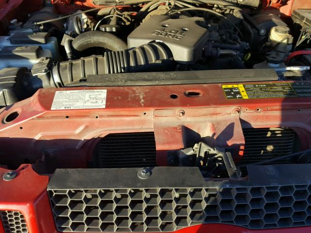 1FMZU77K25UB67709 - 2005 FORD EXPLORER S 红色 照片 7