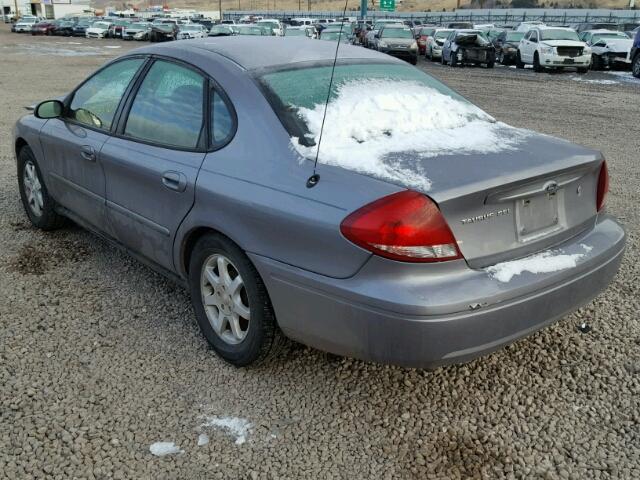 1FAFP56U67A132039 - 2007 FORD TAURUS SEL SILVER photo 3