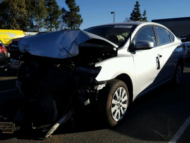 3N1AB7AP3GL661167 - 2016 NISSAN SENTRA S SILVER photo 2