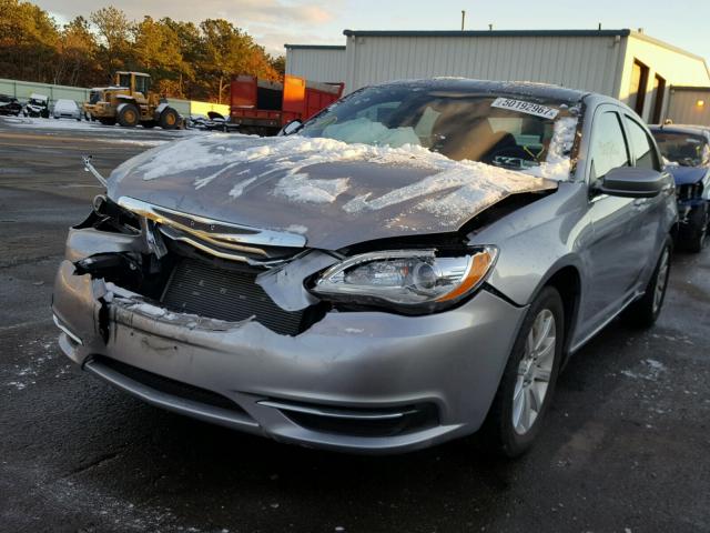 1C3CCBBB7DN676280 - 2013 CHRYSLER 200 TOURIN GRAY photo 2