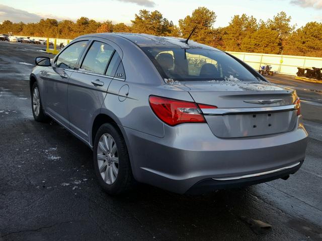 1C3CCBBB7DN676280 - 2013 CHRYSLER 200 TOURIN GRAY photo 3