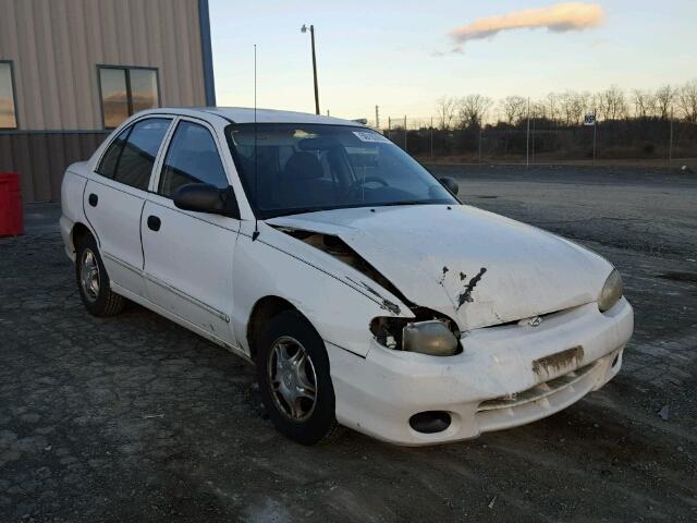 KMHVF24N5XU568779 - 1999 HYUNDAI ACCENT GL WHITE photo 1