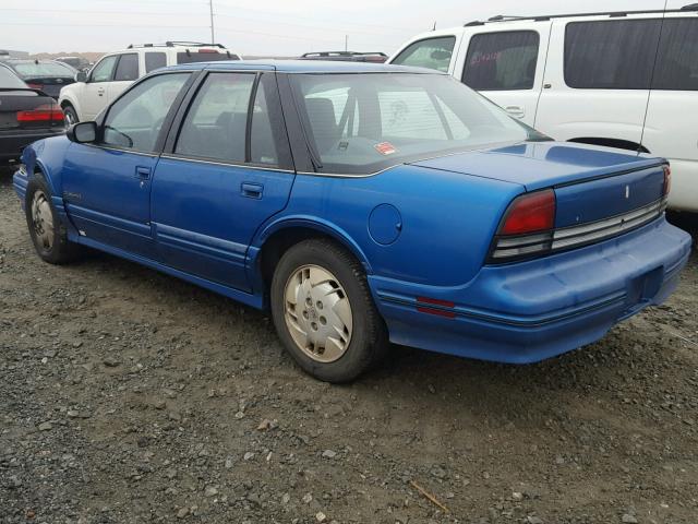 1G3WH54T8PD333697 - 1993 OLDSMOBILE CUTLASS SU BLUE photo 3