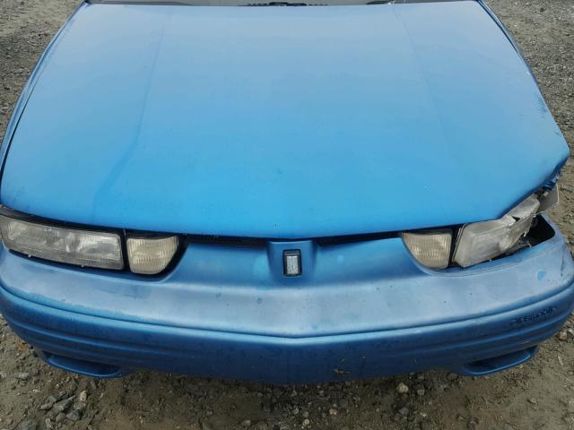 1G3WH54T8PD333697 - 1993 OLDSMOBILE CUTLASS SU BLUE photo 7