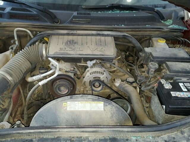 1J4RG4GK3AC124405 - 2010 JEEP COMMANDER RED photo 7