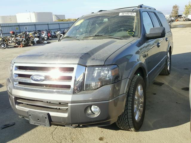 1FMJU2A5XDEF35159 - 2013 FORD EXPEDITION GRAY photo 2