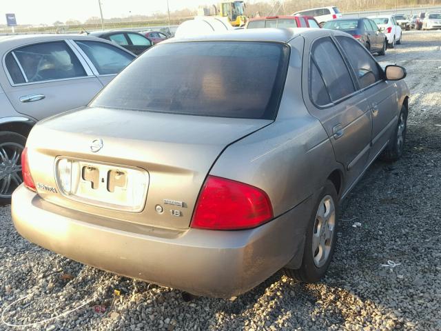 3N1CB51D36L543699 - 2006 NISSAN SENTRA 1.8 TAN photo 4