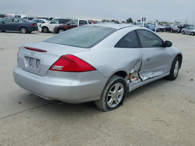 1HGCM72626A001473 - 2006 HONDA ACCORD EX SILVER photo 4