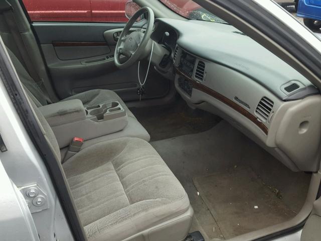 2G1WF52E149374006 - 2004 CHEVROLET IMPALA SILVER photo 5