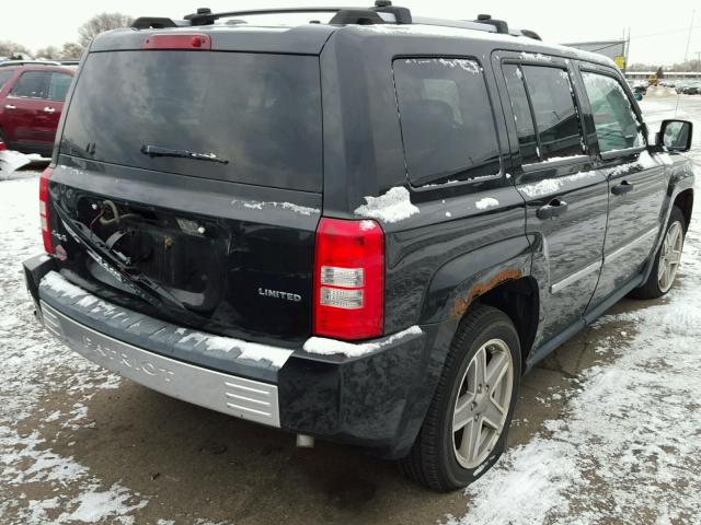 1J8FF48W48D579466 - 2008 JEEP PATRIOT LI BLACK photo 4