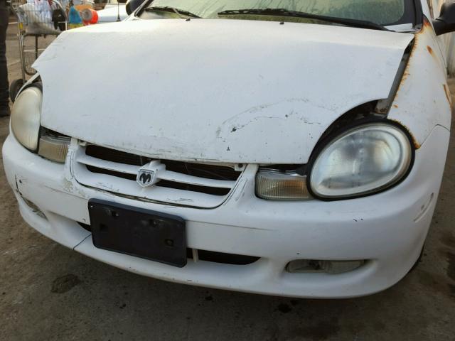 1B3ES56C32D528837 - 2002 DODGE NEON ES WHITE photo 9