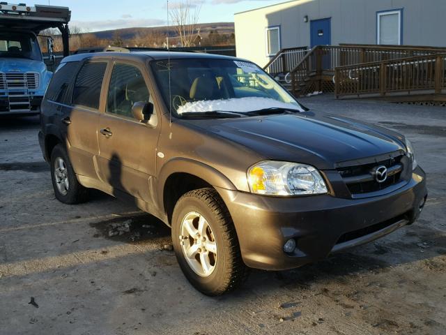 4F2YZ04126KM23932 - 2006 MAZDA TRIBUTE S BROWN photo 1