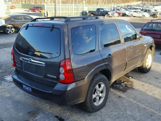 4F2YZ04126KM23932 - 2006 MAZDA TRIBUTE S BROWN photo 4