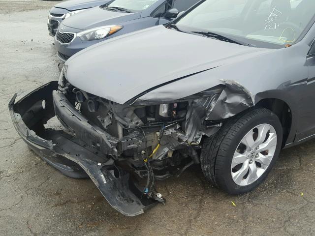 1HGCP3F73AA022117 - 2010 HONDA ACCORD EX GRAY photo 9