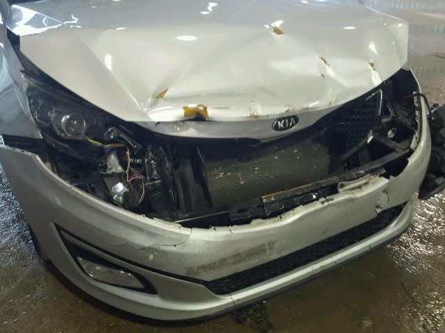 5XXGM4A76EG318751 - 2014 KIA OPTIMA LX SILVER photo 9