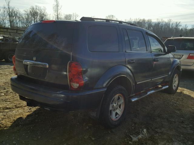 1D4HB38N75F609608 - 2005 DODGE DURANGO ST BLUE photo 4