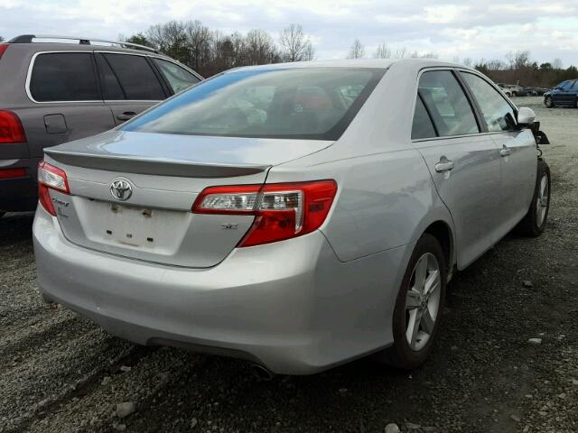 4T1BF1FKXEU385875 - 2014 TOYOTA CAMRY L SILVER photo 4