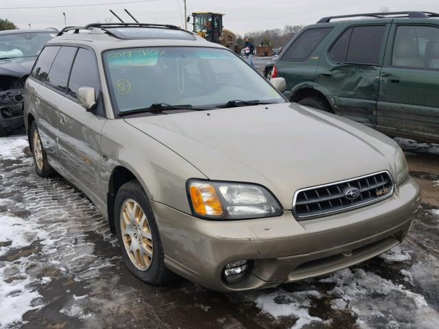 4S3BH806537635327 - 2003 SUBARU LEGACY OUT TAN photo 1