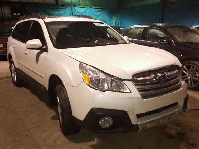 4S4BRDNCXE2297973 - 2014 SUBARU OUTBACK 3. WHITE photo 1