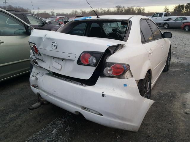 1YVHP80C085M47105 - 2008 MAZDA 6 I WHITE photo 4