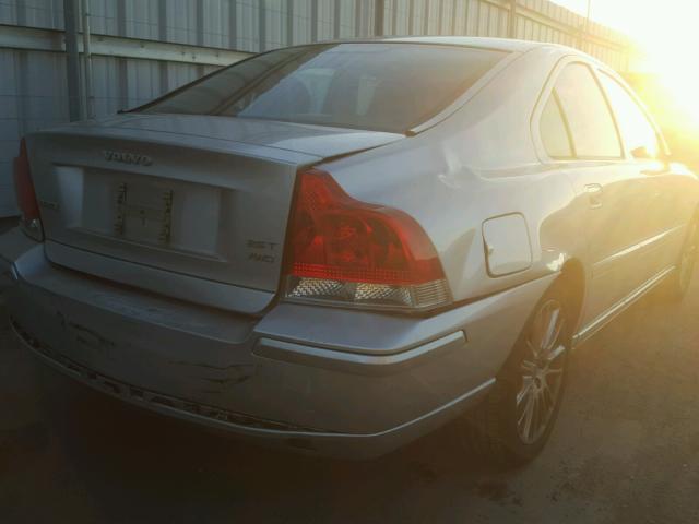 YV1RH592472613152 - 2007 VOLVO S60 2.5T SILVER photo 4