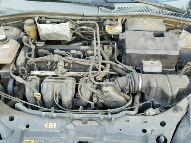 1FAFP34N65W281731 - 2005 FORD FOCUS ZX4 BLUE photo 7