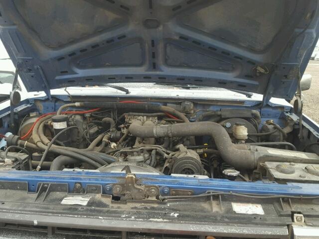 1FTHF26G3JPB11877 - 1988 FORD F250 BLUE photo 7