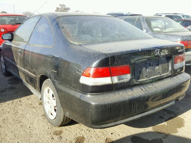 1HGEJ8246XL021849 - 1999 HONDA CIVIC EX BLACK photo 3