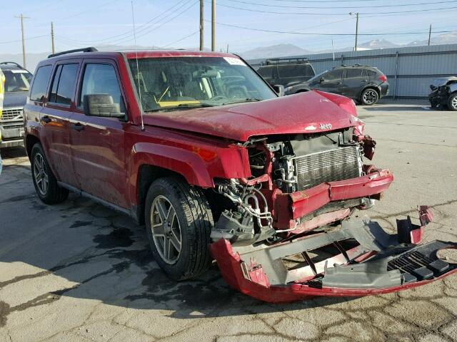 1J8FF28W88D776709 - 2008 JEEP PATRIOT SP RED photo 1