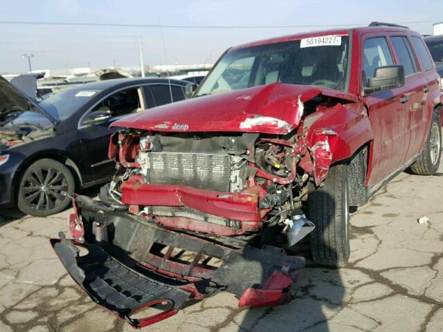 1J8FF28W88D776709 - 2008 JEEP PATRIOT SP RED photo 2