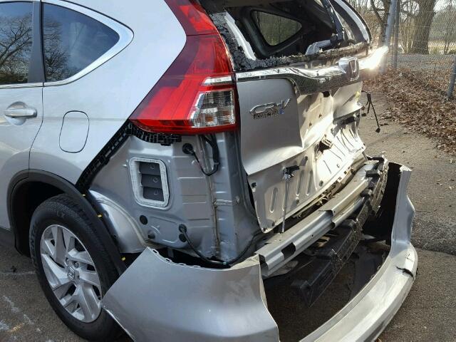 2HKRM3H54GH531440 - 2016 HONDA CR-V EX SILVER photo 9