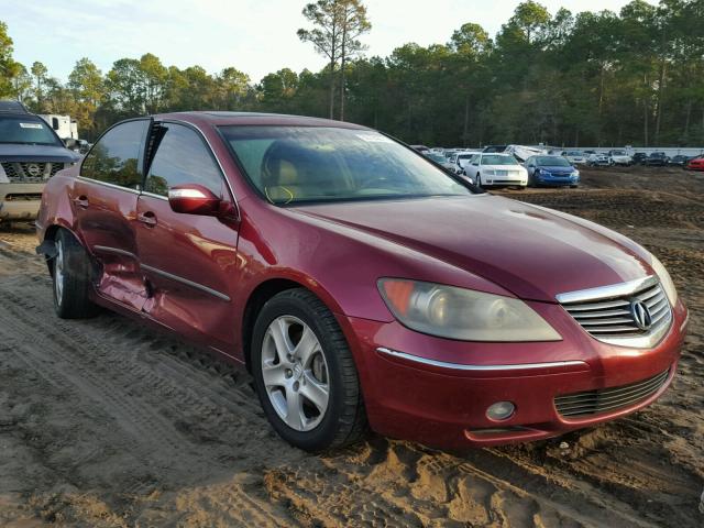 JH4KB165X5C002824 - 2005 ACURA RL წითელი ფოტო 1