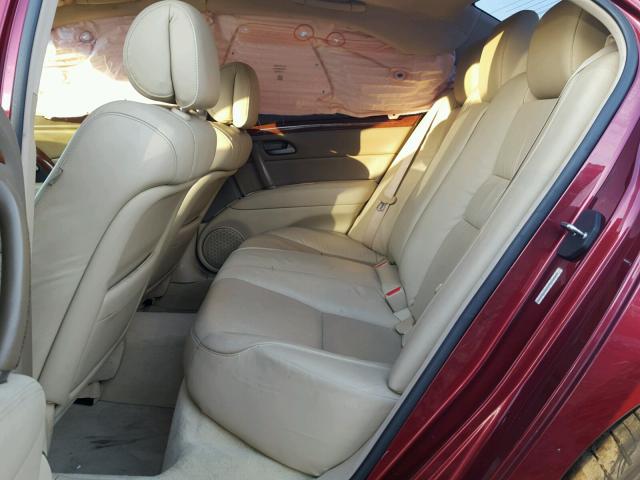 JH4KB165X5C002824 - 2005 ACURA RL წითელი ფოტო 6