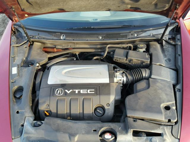 JH4KB165X5C002824 - 2005 ACURA RL წითელი ფოტო 7