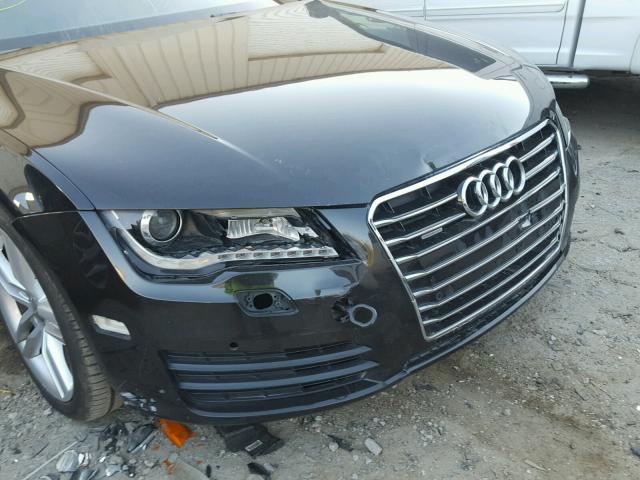 WAUSGAFC3CN002437 - 2012 AUDI A7 PRESTIG BLACK photo 9