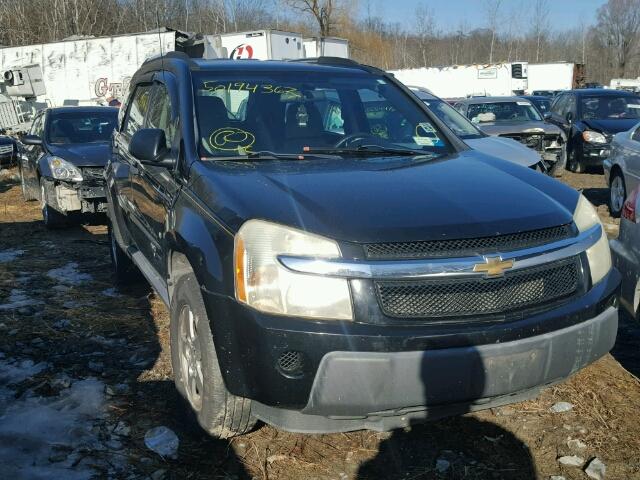 2CNDL23F566178356 - 2006 CHEVROLET EQUINOX LS BLACK photo 1